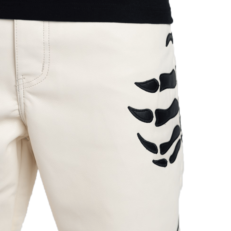 GUAPI / CREAM HELL DRAGGER LEATHER PANT | PLUG