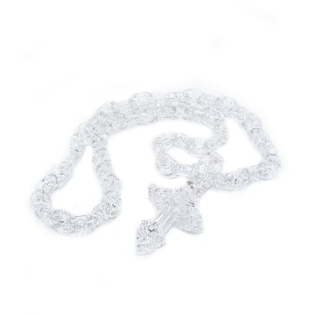 EL Jewlry / HEM CROSS PENDANT & EL CHAIN（clear / L）