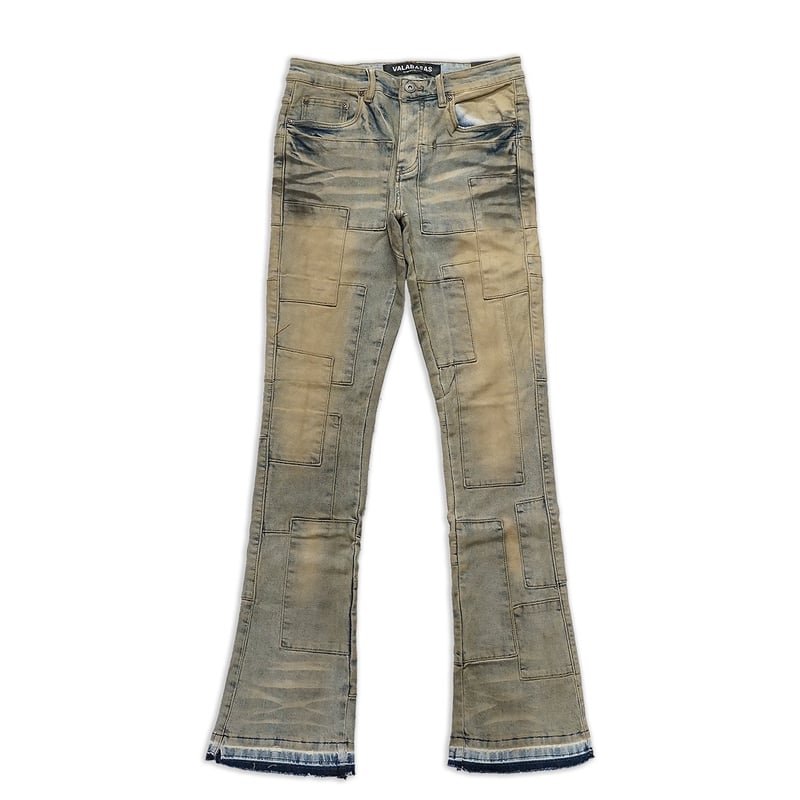 VALABASAS / BRICKS DIRTY BLUE VINTAGE STACKED F VALABASAS / BRICKS DIRTY BLUE VINTAGE STACKED F