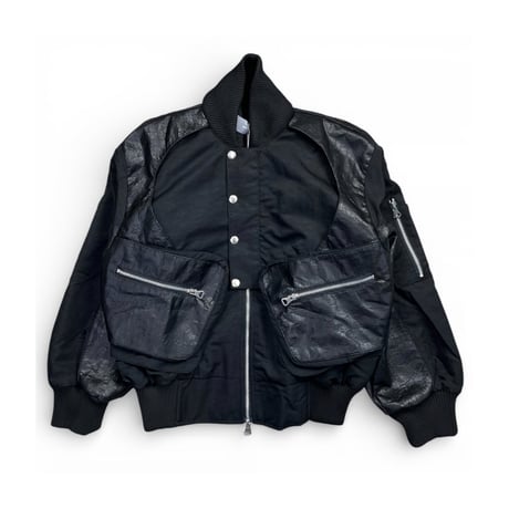 KRAFT WORK / MAINLINE DISTORSI BOMBER JACKET