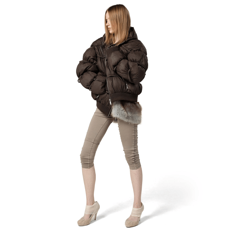 RACER WORLD WIDE / PUFFER JACKET X / BROWN | PLUG