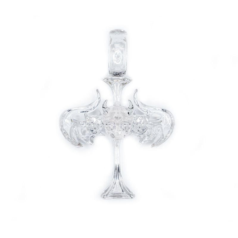 アクセサリー CROSS SKULL BAT PENDANT & EL CHAIN EL Jewlry / CROSS SKULL BAT PENDANT & EL CHAIN