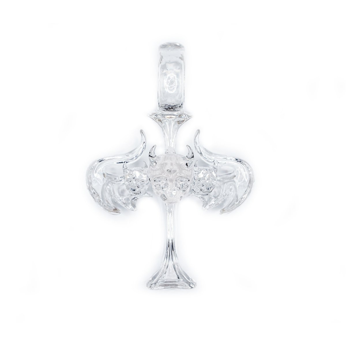 EL Jewlry / CROSS SKULL BAT PENDANT & EL CHAIN