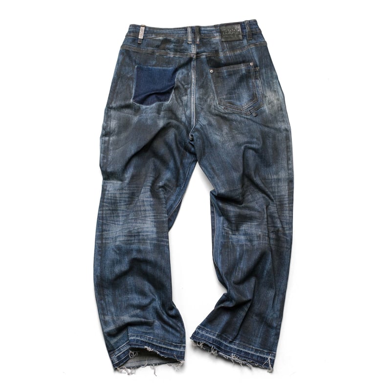 パンツ RACER WORLDWIDE Dark Blue Jeans 30 RACER WORLDWIDE / PAINTED DENIM / BLUE | PLUG