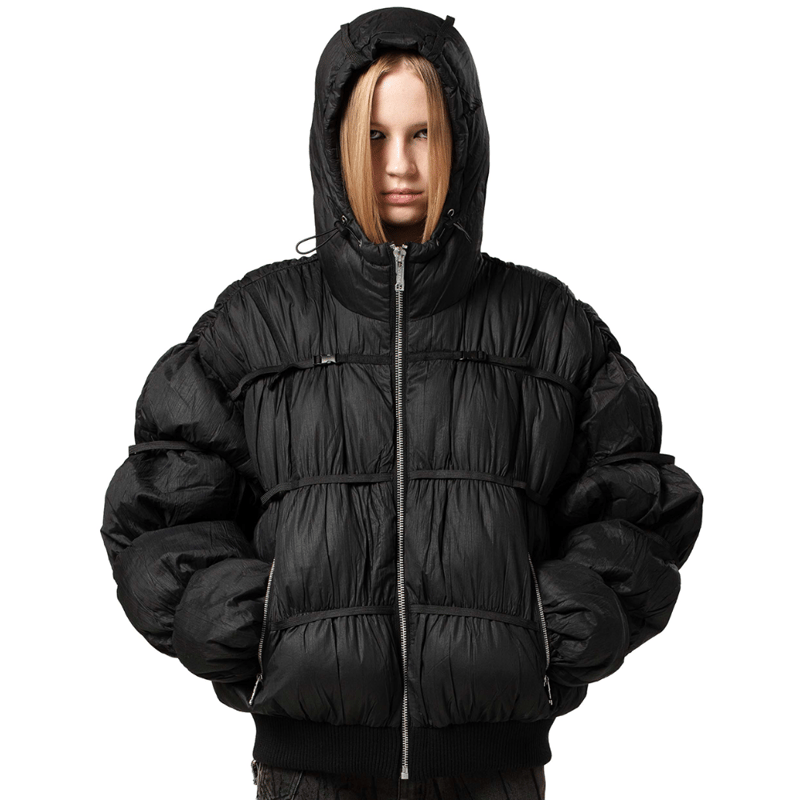 ラスト1点】RACER WORLD WIDE / PUFFER JACKET X / BLA