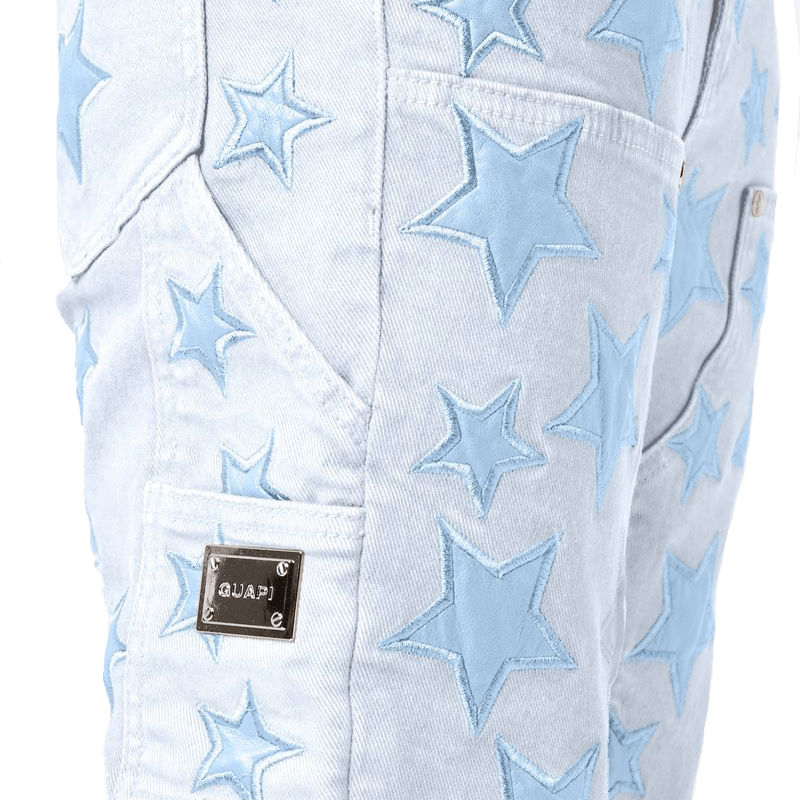 ぐあぴ GUAPI / AQUA BLUE STARS DENIM | PLUG