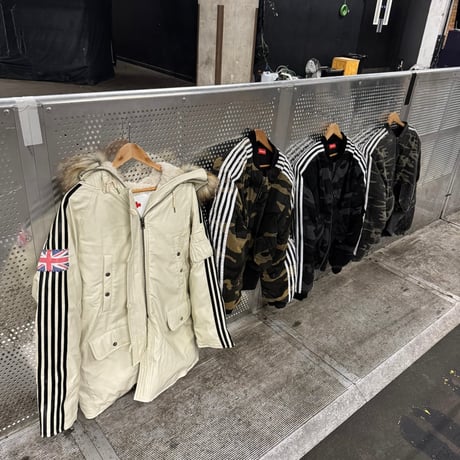 RECKLESS SCHOLARS / BRIT LEATHER PARKA×YORI SPORTS / WHITE
