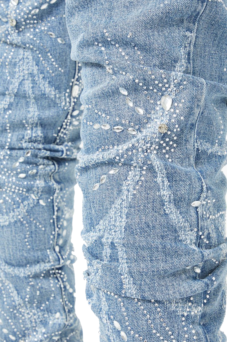 GUAPI / Steel Blue Spider Denim | PLUG