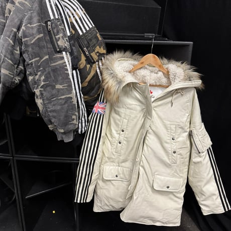 RECKLESS SCHOLARS / BRIT LEATHER PARKA×YORI SPORTS / WHITE