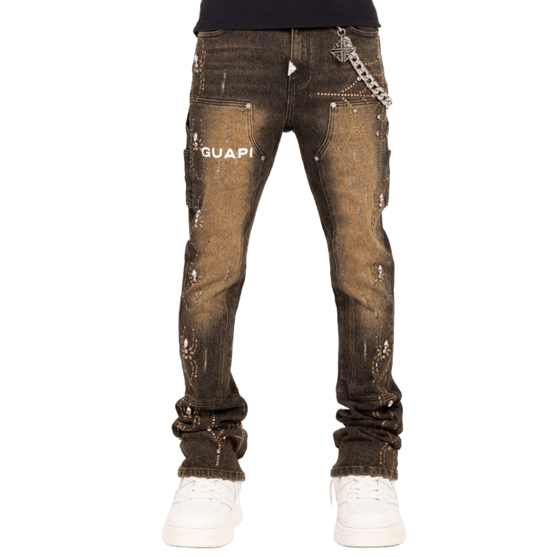 GUAPI / Vintage Brown Spider Denim | PLUG