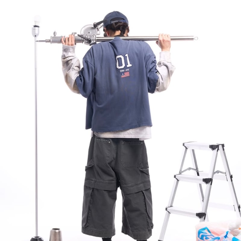 side service / VTG NY T-SHIRT / FADED NAVY | PLUG