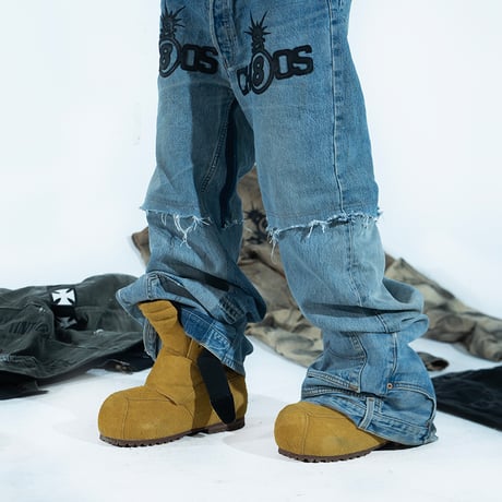 【ラスト1点】FVVO & BLACK8MOB / COWHIDE SNOW BOOTS / BROWN