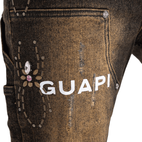 GUAPI / Vintage Brown Spider Denim