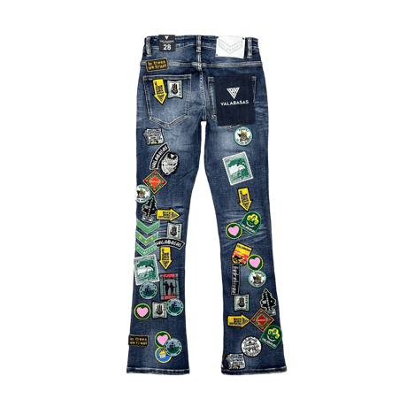 VALABASAS / AXIS STACKED / BLUE WASH
