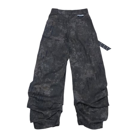 EMOTIONAL WORLD / BELTED COMBAT JEANS / CAMO