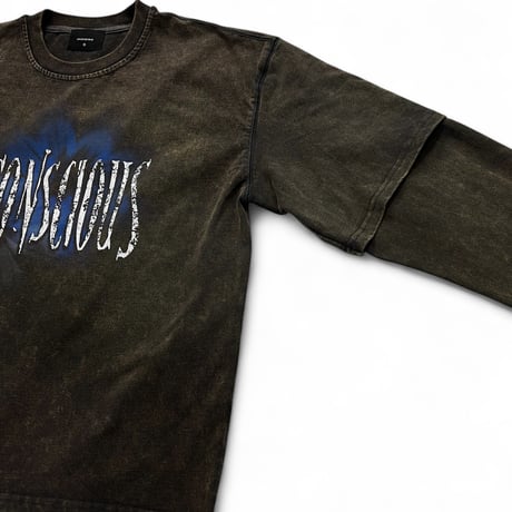 unconscious / Fading Flower Long Sleeve / Olive Gray