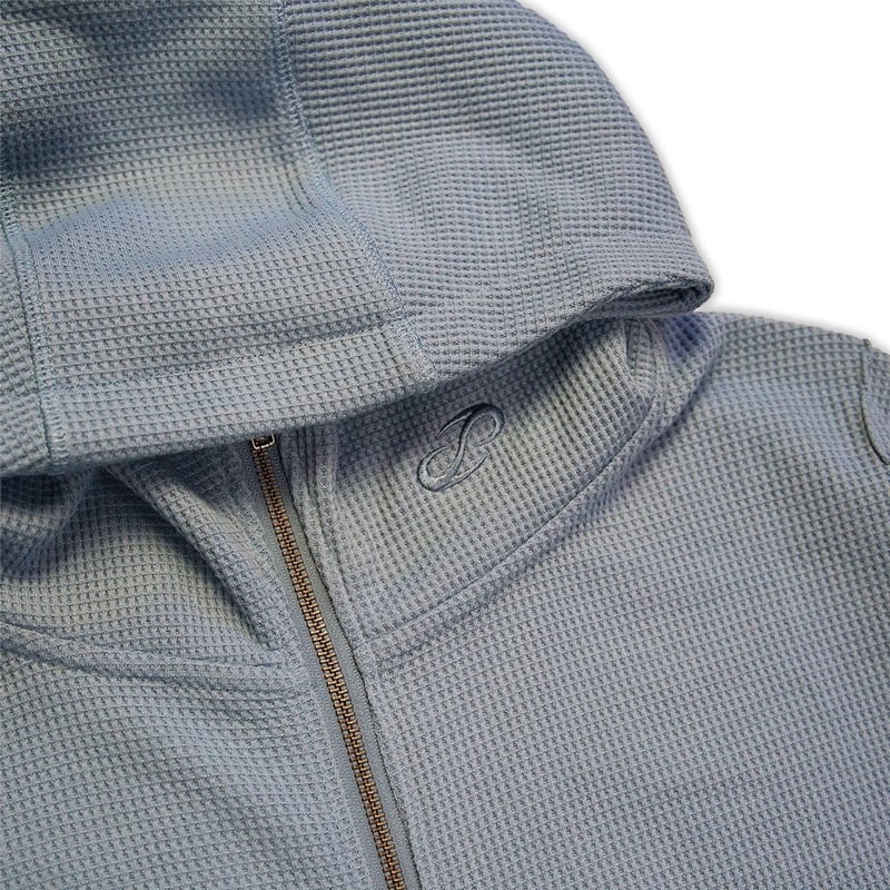 PARANOID / THERMAL ZIP HOODIE / BLUE | PLUG PARANOID / THERMAL ZIP HOODIE / BLUE | PLUG
