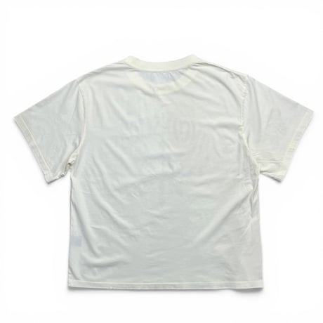 unconscious / BRIGHT CROSS T-SHIRT / BONE WHITE