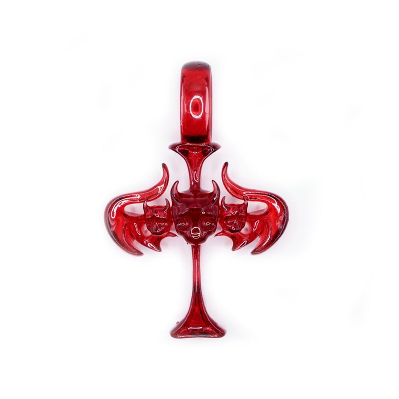 EL Jewlry / CROSS SKULL BAT PENDANT & EL CHAIN