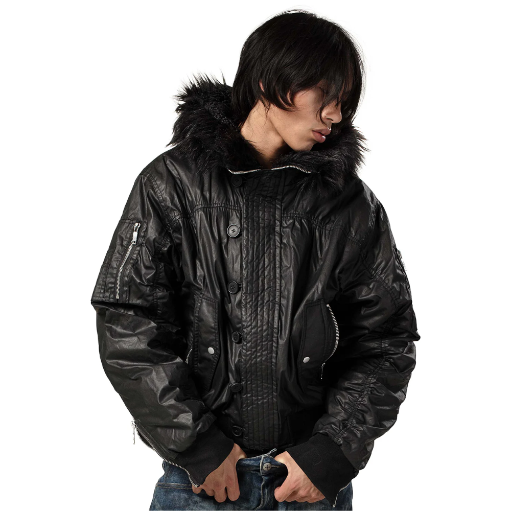 RACER WORLD WIDE / AVIATOR BOMBER / BLACK | PLUG