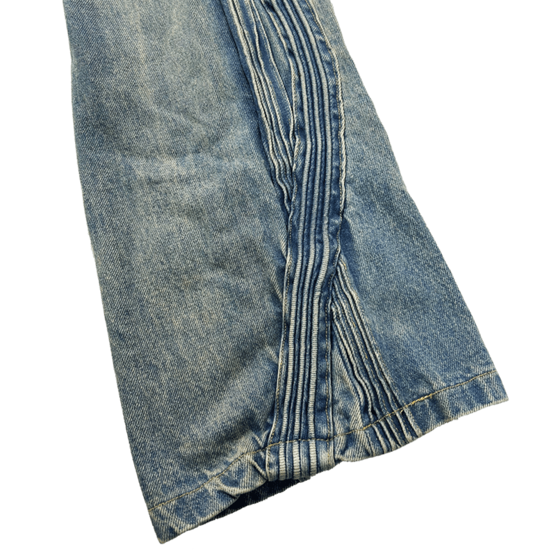 XWORE / WAVED DENIM PANTS / BLUE | PLUG XWORE / WAVED DENIM PANTS / BLUE | PLUG