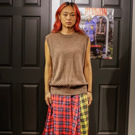 【ラスト1点】PARANOID / KNIT VEST / BROWN