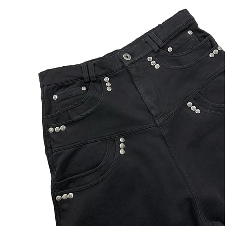 Thought We Friends / Dray Double-Layered Sweatpants / BLACK