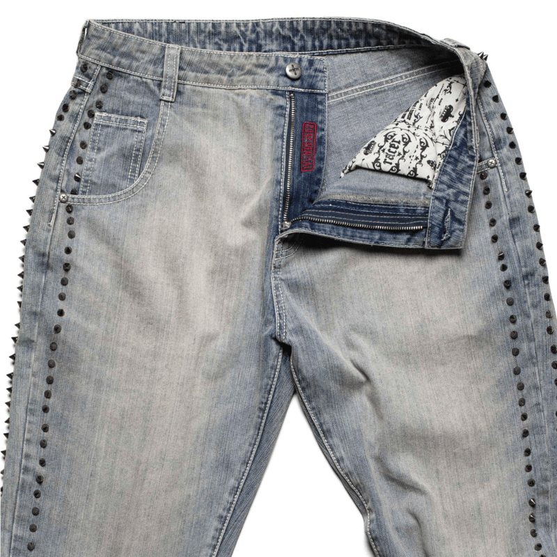 RACER WORLDWIDE×BARRAGAN / Spikes Denim / BLUE