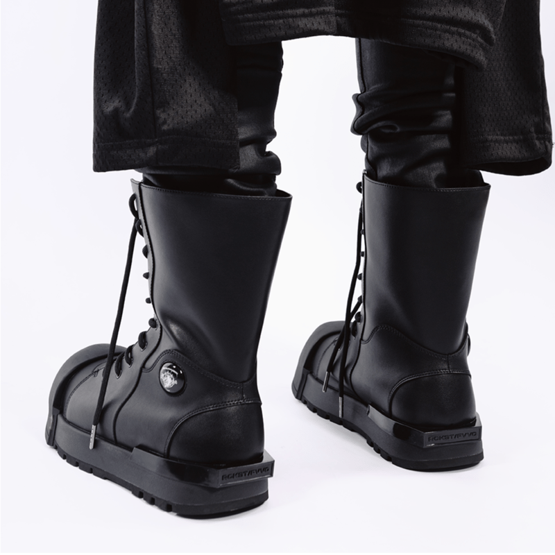 fvvo×rocksta hight boots 【0pium】 ROCKSTA × F.V.V.O】THICK SOLED HIGH TOP BOOTS | OVERTURE WEB SHOP