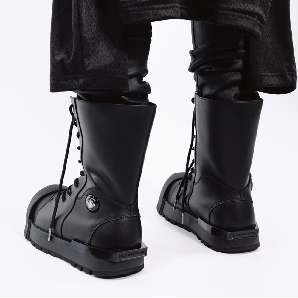 FVVO & ROCSTA / LACE UP BOOTS / BLACK | PLUG