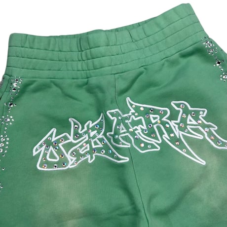 【ラスト1点】OZARA / RHINSTONE SWEATS / GREEN