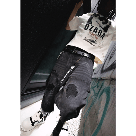 VALABASAS / REVOLT DENIM SHORTS