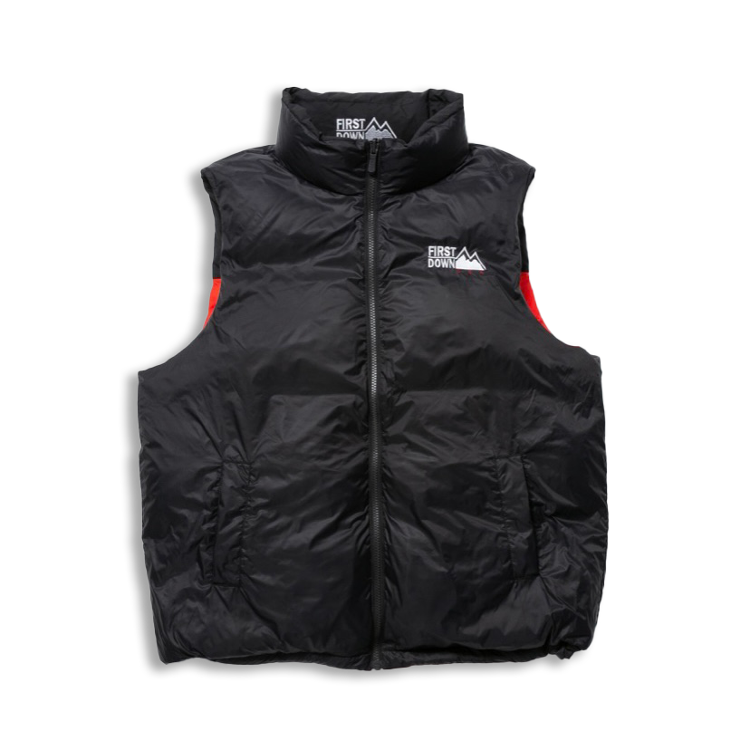 FIRST DOWN USA / BUBBLE DOWN VEST / RED | PLUG FIRST DOWN USA / BUBBLE DOWN VEST / RED | PLUG