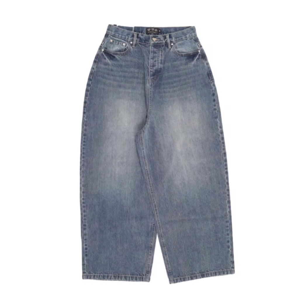 ETERNAL LOVE / PAINTED BAGGY DENIM