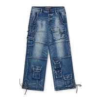 side service / MAGNETIC WOODLAND CAMO BAGGY PAN