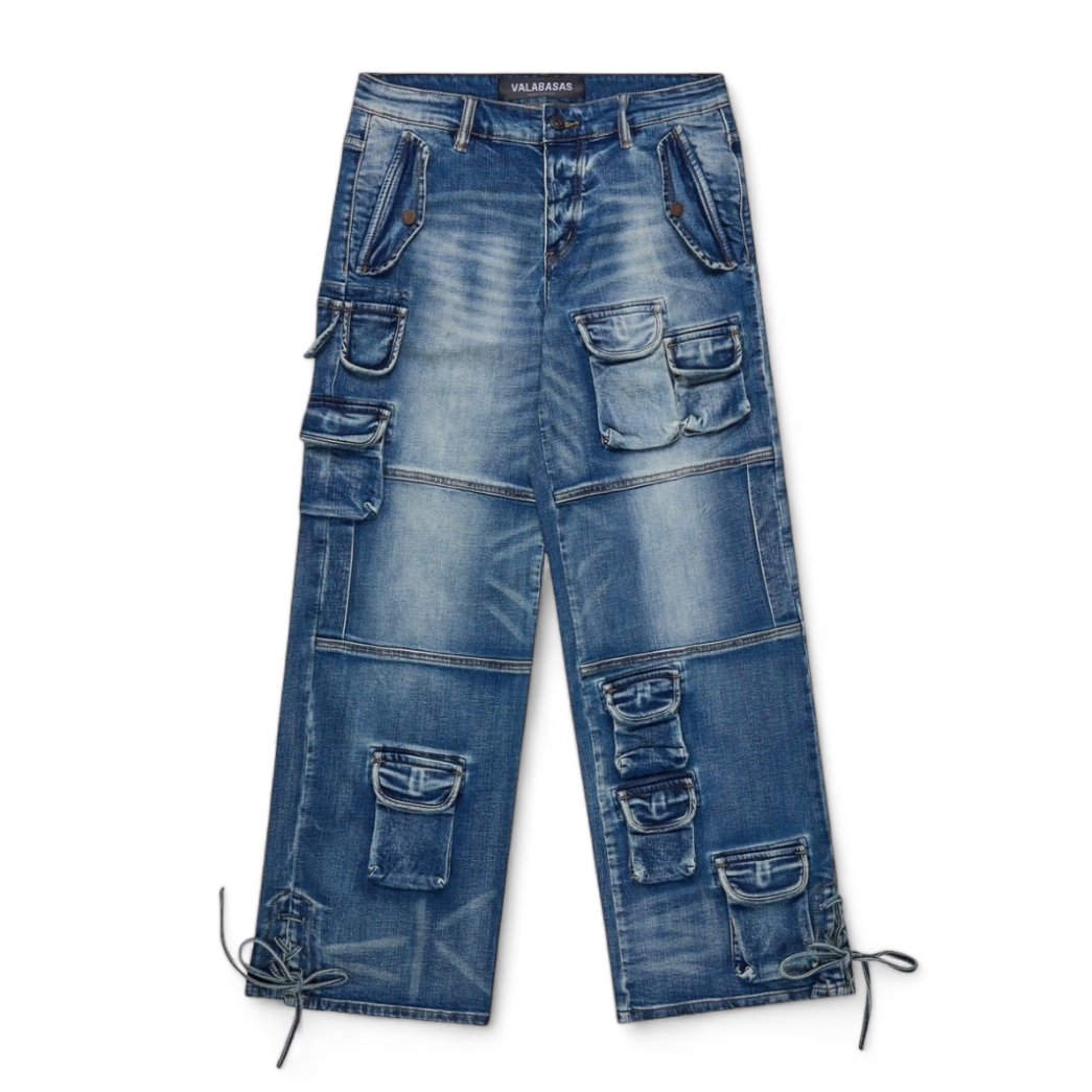 VALABASAS バギーデニム VALABASAS / AZULEJO BAGGY / BLUE WASHED | PLUG