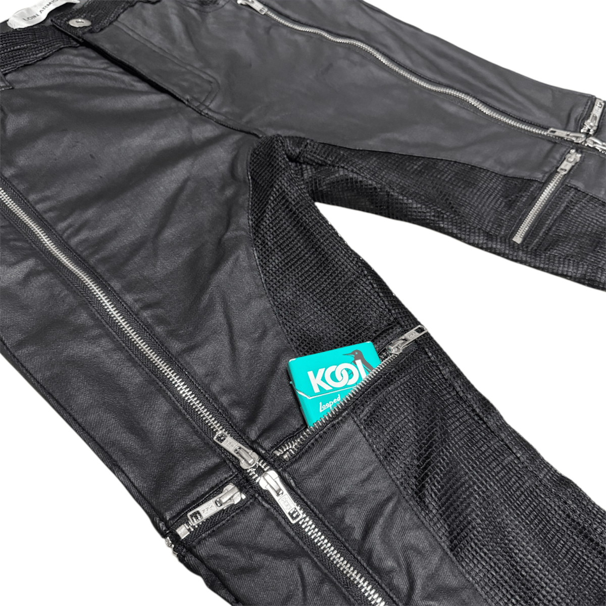 LOIN ARMIS / CROSS ZIP LAYER MESH COATING JEANS