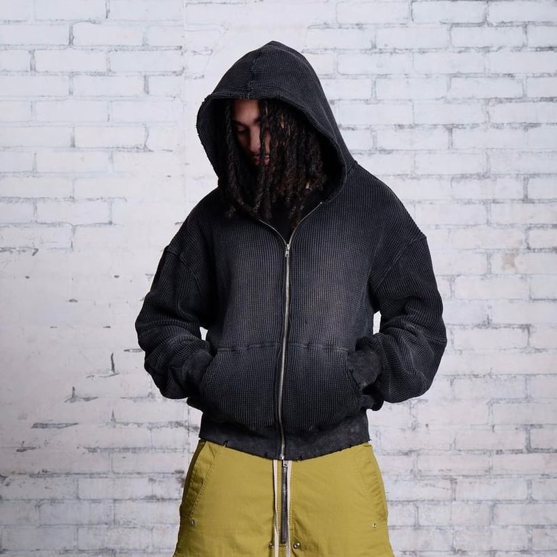 WORE / DARTED ZIP HOODIE