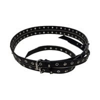 【ラスト1点】LOIN ARMIS / SPLIT ZIPPER DOUBLE CALF LEATHER BELT