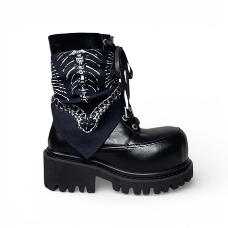 unconscious / Obsidian Recurve Boots "Cow Leather"