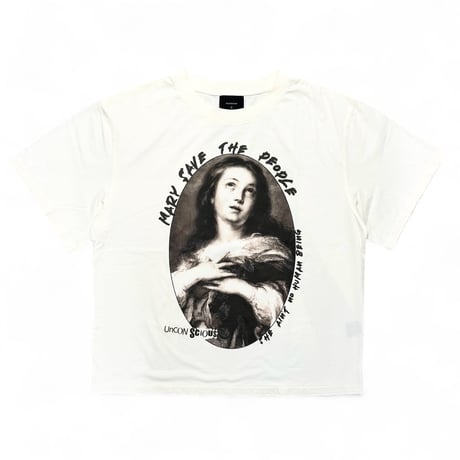 【ラスト1点】unconscious / Holy Intervention T-shirt / Bone White