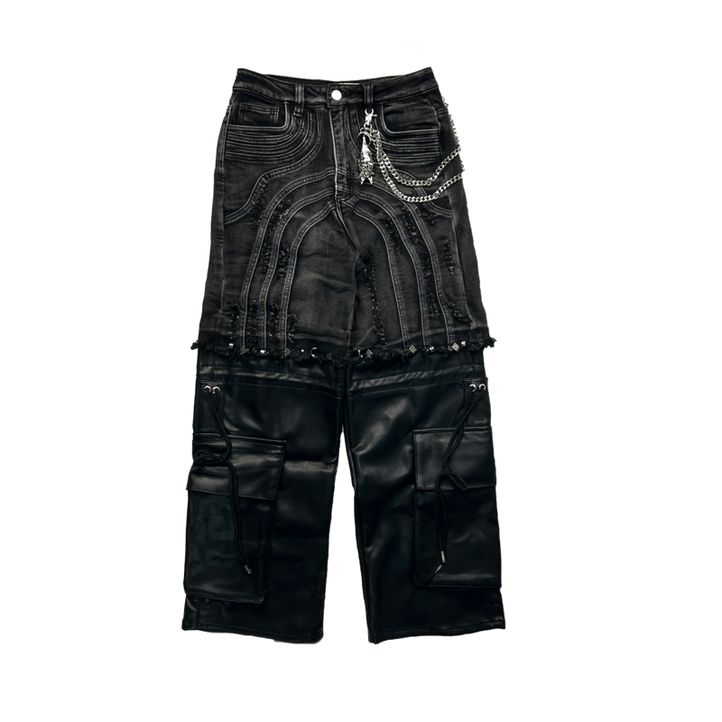 GUAPI / OBSIDIAN BLACK CONVERTIBLE DENIM | PLUG 
