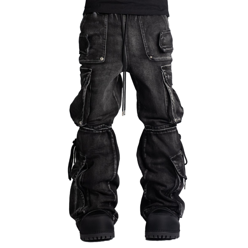 GUAPI / IRON GRAY CARGO DENIM | PLUG