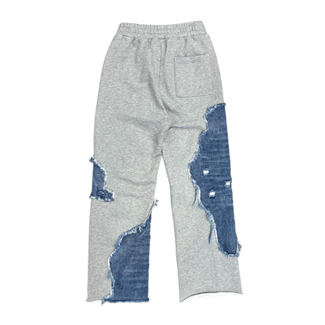 GROUTURE / ERODED DENIM SWEATS