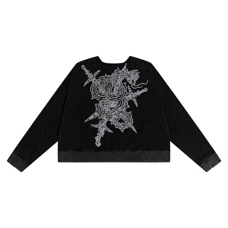 Thought We Friends / Knox Crewneck / BLACK