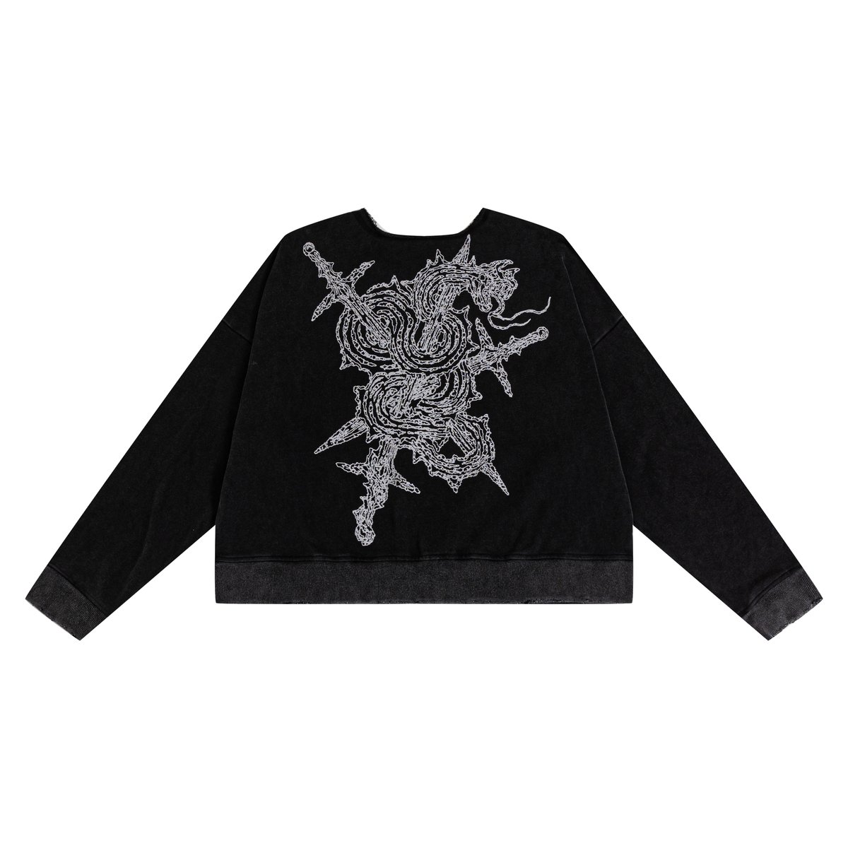 Thought We Friends / Knox Crewneck / BLACK | PLUG