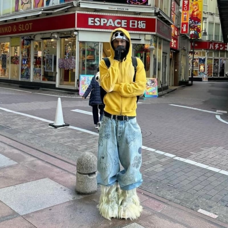 WORE / DARTED ZIP HOODIE / YELLOW | PLUG