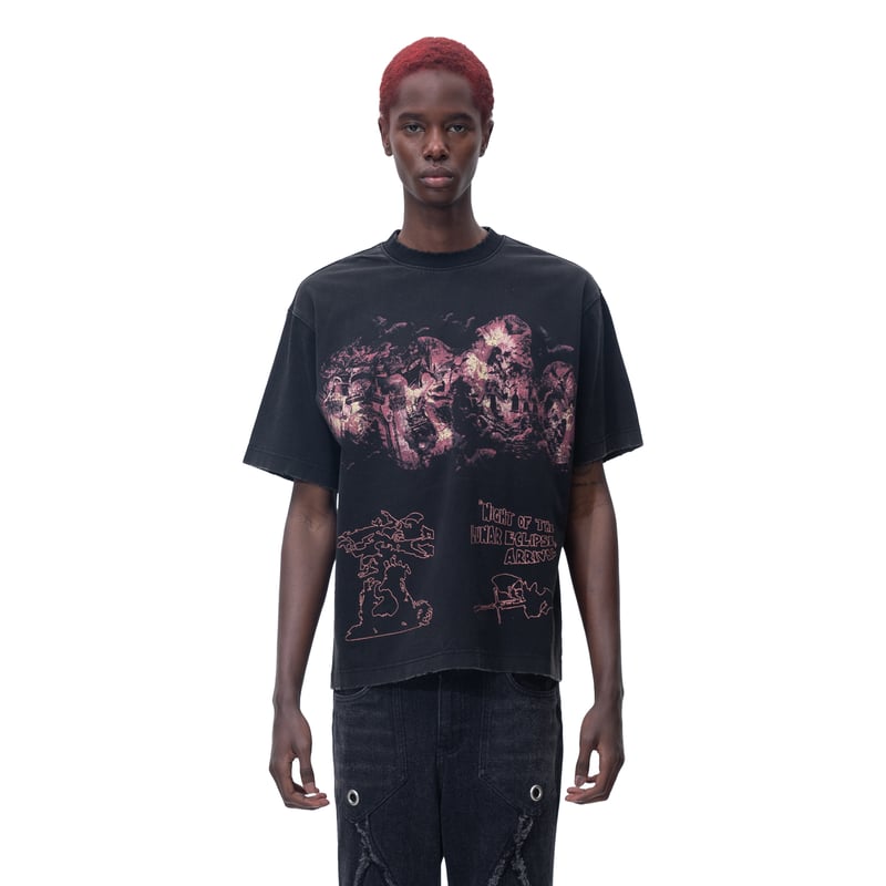 【The Boy Has No Patience】T-SHIRT ラスト1点】THE BOY HAS NO PATIENCE / NIGHT OF THE B