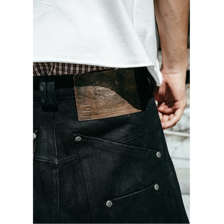 Thought We Friends / Lucius Distressed Baggy Denims with Embroidery & Studs / MULTI