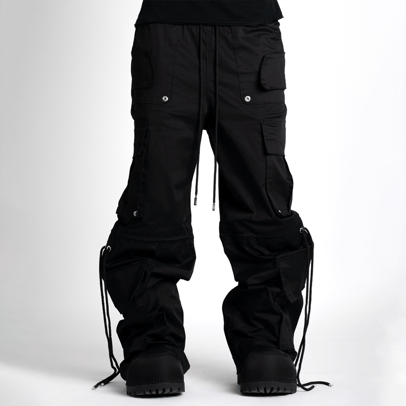 GUAPI◆グアピ パンツ Obsidian Black Paisley Cargo Pants V2 GUAPI / OBSIDIAN BLACK EXTRA BAGGY CARGO V4 | PLUG